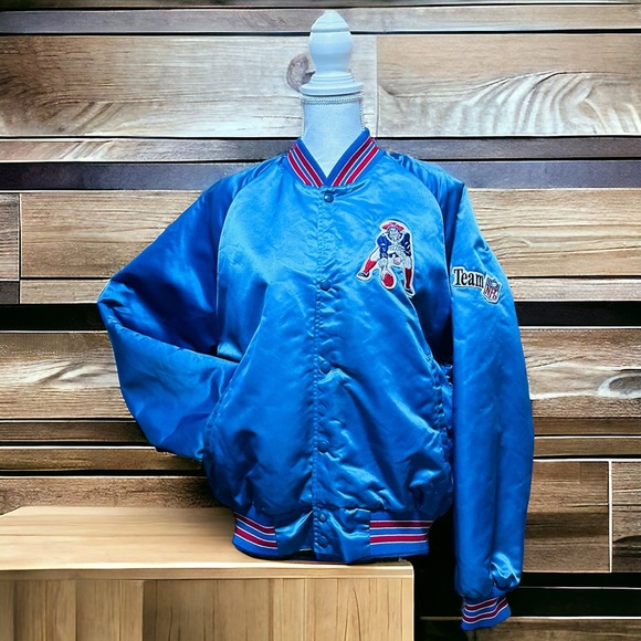 Chalk Line Other - Vintage‘91 NFL New England Patriots Satin Bomber Jacket by ChalkLine, size:Large
